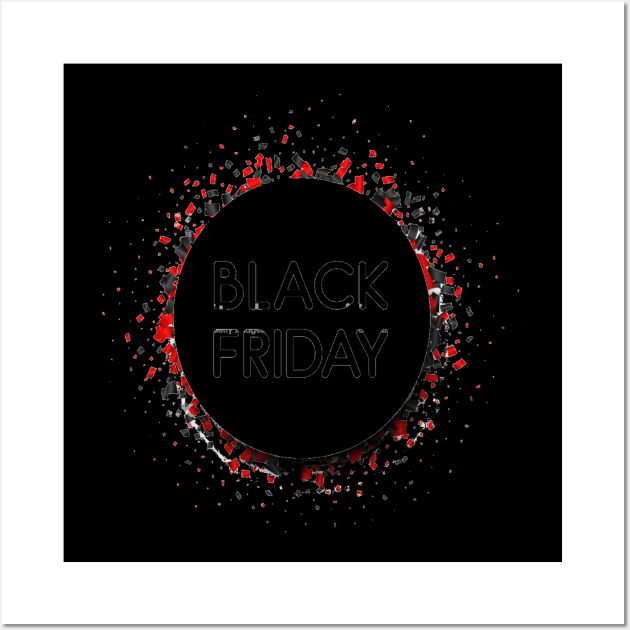 Black friday t-shirts Wall Art by TibA